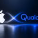 Apple & Qualcomm logos