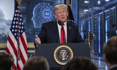 Trump anunció una “AI Force” y rechazó frenar el desarrollo de la inteligencia artificial