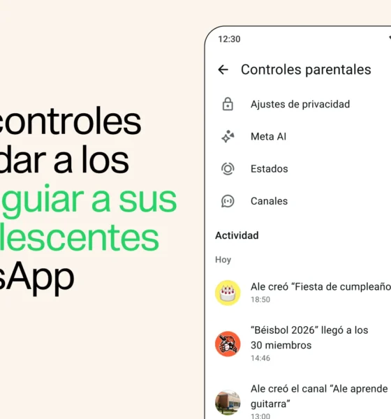 Controles parentales de WhatsApp