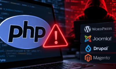 Ilustración con las letras PHP